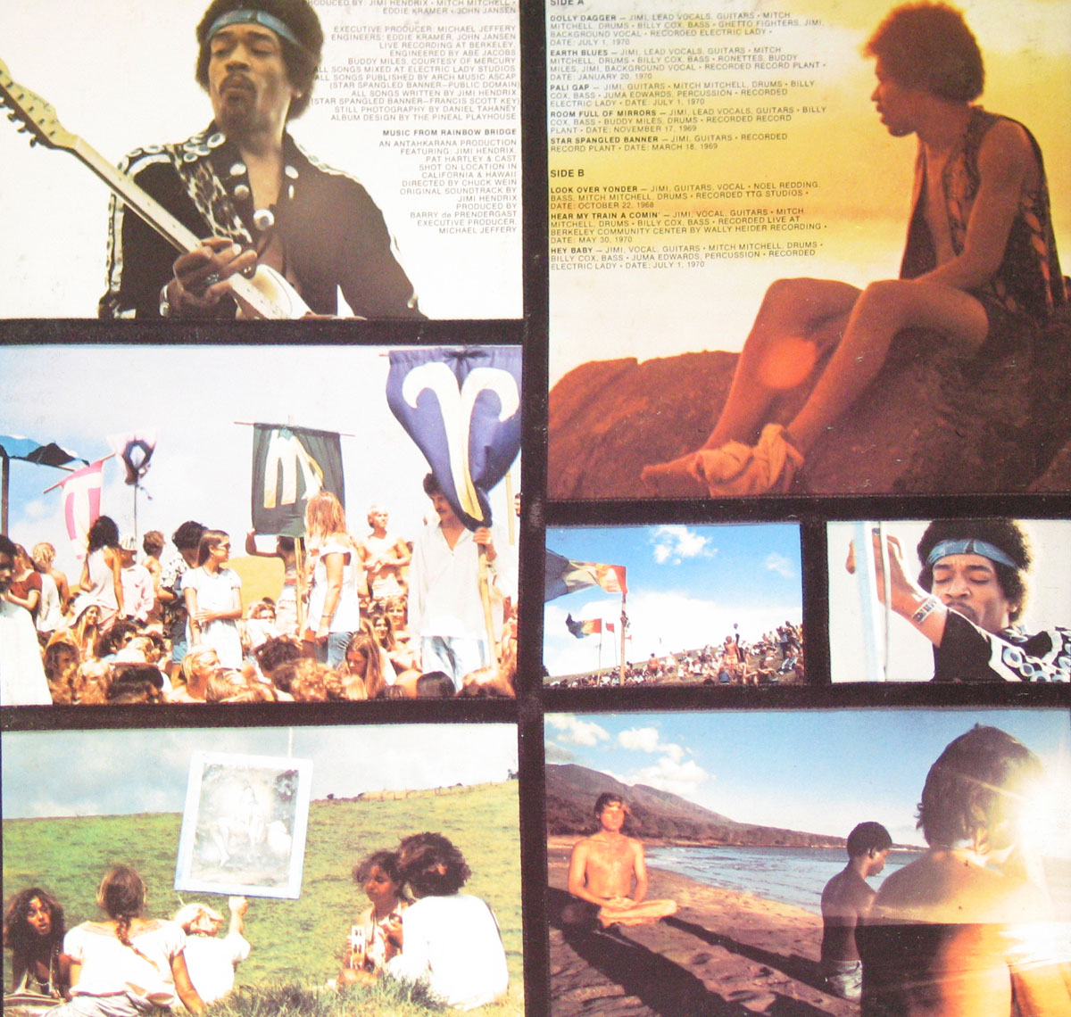 High Resolution Photo of jimi hendrix rainbow bridge original movie sound track 